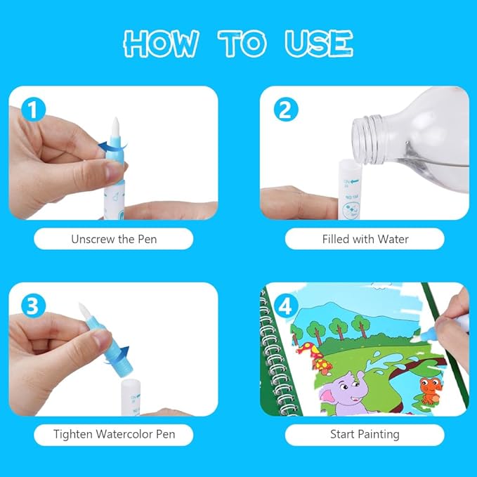 Magic Water Quick Dry Book Water