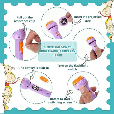 Projector Flashlight Toy for Kids