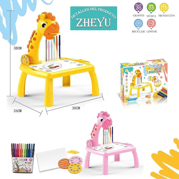 Hand Writing Painting Desk Kids