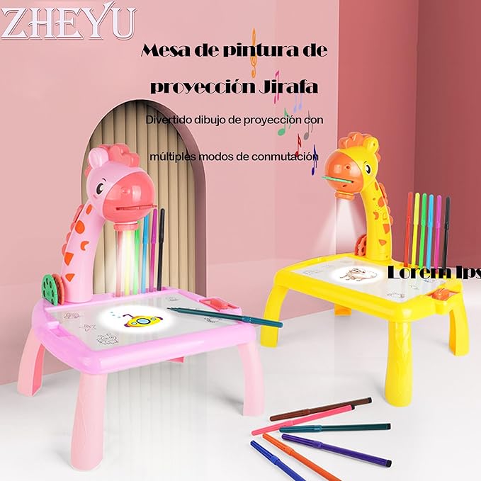 Hand Writing Painting Desk Kids