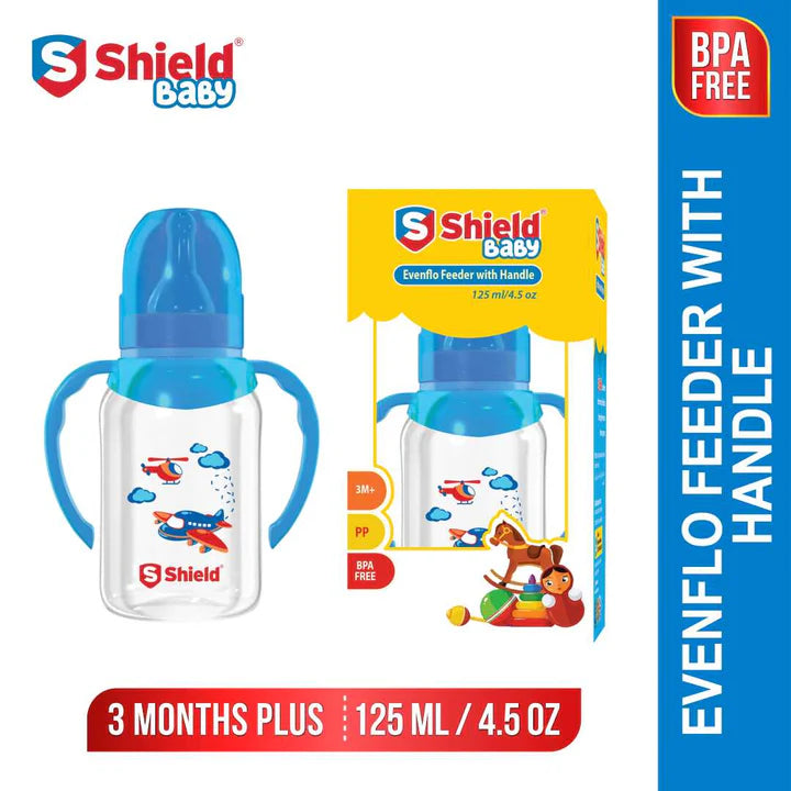 Shield baby handle feeder