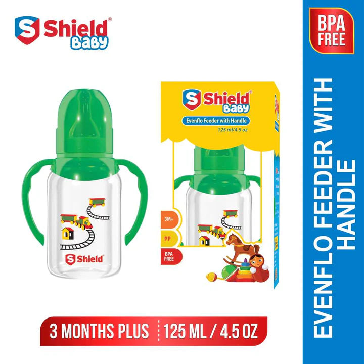 Shield baby handle feeder