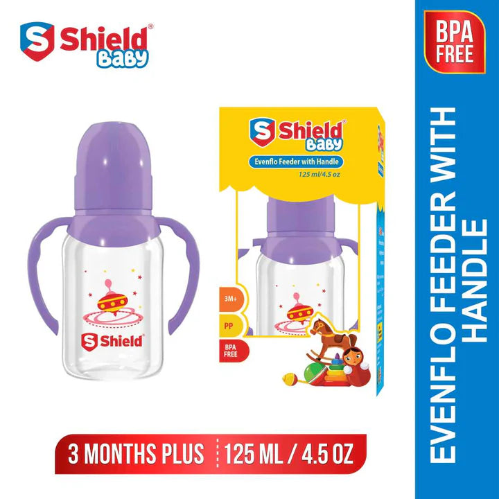 Shield baby handle feeder