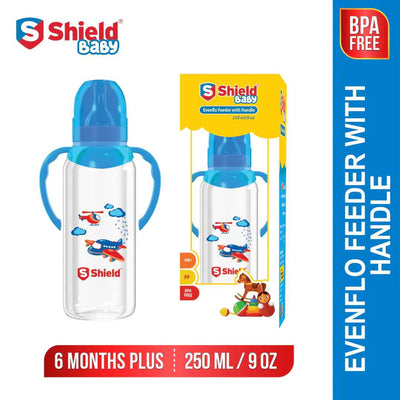 Shield baby handle feeder