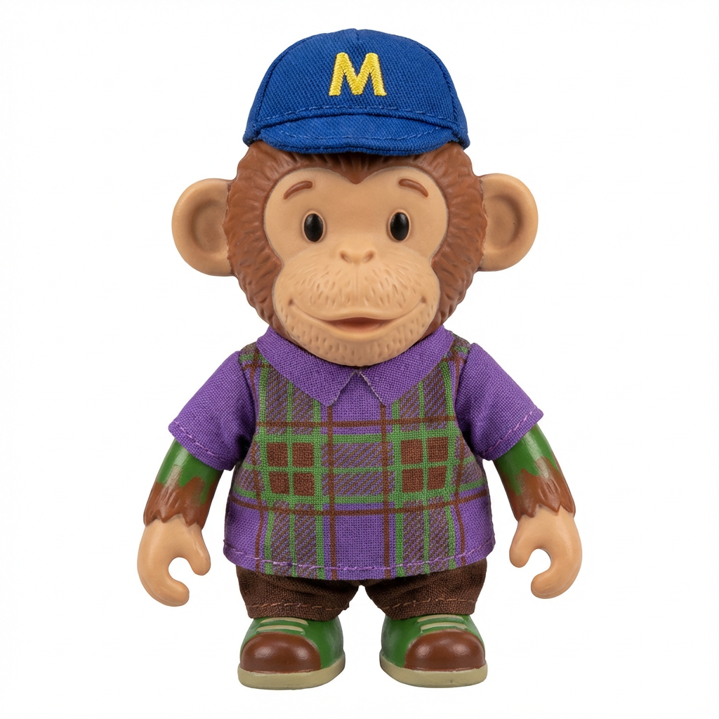 MUSICAL & LIGHTING MONKEY ICE CREAM CART